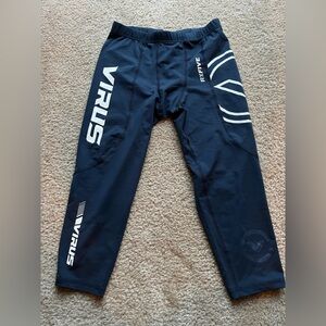 Virus Women’s Leggings Medium Blue